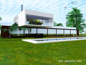 Casa OV. 140 m2 Puertas del Sol Chicureo aogarquitectura.cl 1